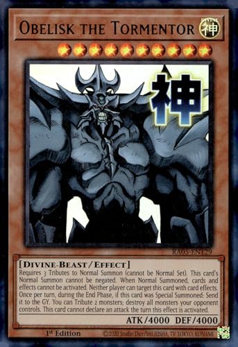 Obelisk the Tormentor - RA05-EN129 - Ultra Rare - 1st Edition