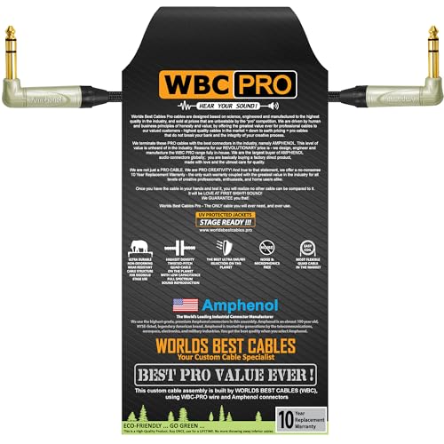 Câble stéréo équilibré ultra silencieux WBC-PRO-Quad avec gaine flexible en tweed