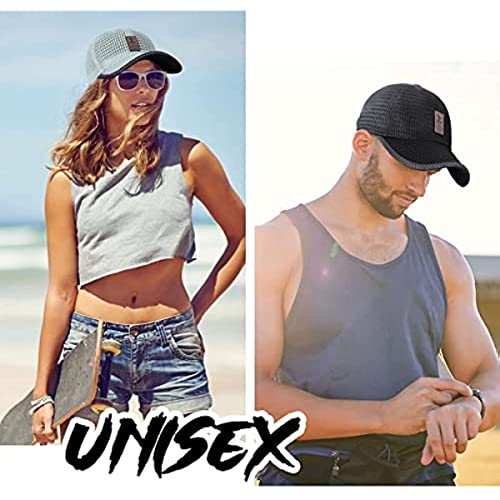 Image of stablerice 4 /6 Pieces Men's Mesh Flat Cap Breathable Summer Newsboy Hat for Men Ivy Cap Cabbie Flat Cap Boinas para Hombre