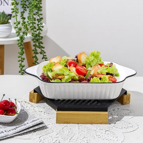 Plats de cuisson en céramique rectangulaires lot de 4 pour simplifier vos repas