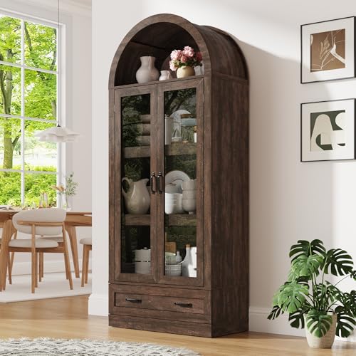 Chartustriable 75-Inch Arched Pantry