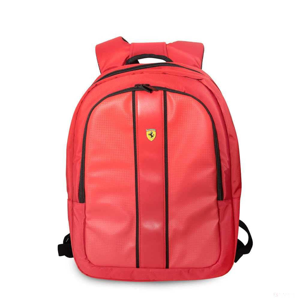 CG MOBILE Ferrari Laptop Bag 15" Nylon PU Carbon 15.6" MacBook Pro Bag 10.1’’ (Red)