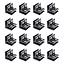 Black 16pcs