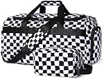 Bosidu Sports Gym Bag for Women, Travel Duffle Bag with Shoe Compartment and Wet Pocket, Lightweight Weekender Overnight Bag Fitness Workout Bags with Toiletry Bag
