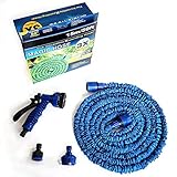 Contenido del paquete: 1PCS x Tubo de agua de manguera de jardín expansible con pistola de pulverización de 7 modos