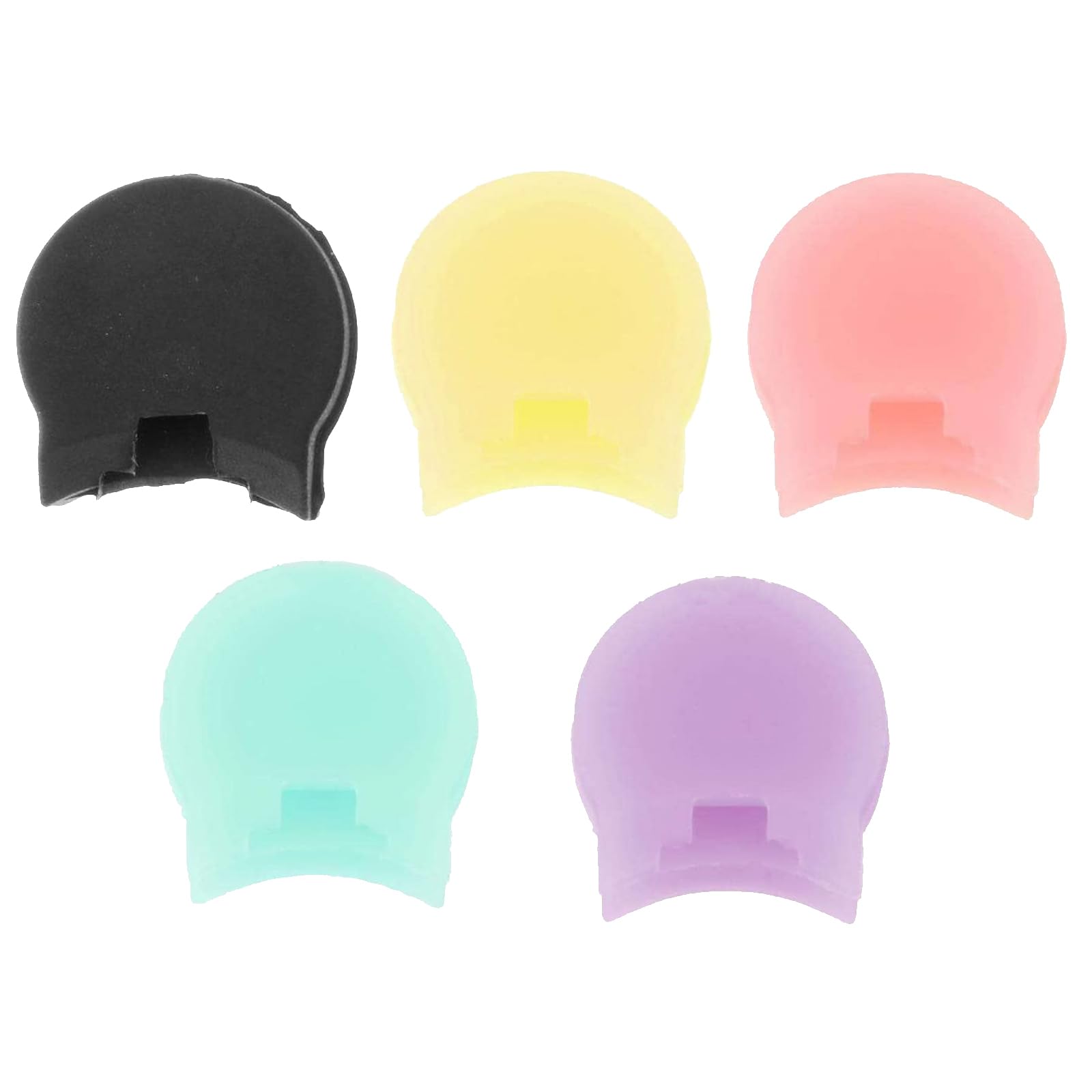 5 Pcs Clarinet Finger Rest, Thumb Protector, Thumb Rest Pad for Clarinet or Oboe, Silicone Thumb Pad, Protective Pad for Relieve Thumb Pain, Enhanced Thumb Support During Playing, Colored