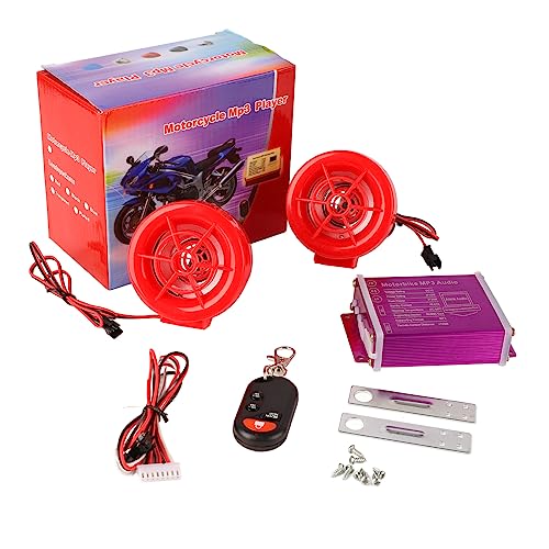 Alarma para motocicleta con audio Bluetooth para rutas y viajes seguros