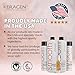 Keragen Brazilian Keratin Hair Treatment - Premium Straightener Cream, Sulfate-Free Anti-Frizz Products, Perfect Straightening Solution for Dry & Damaged Hair, Kit Combo Set