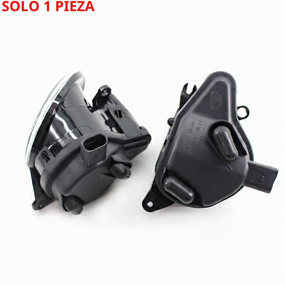 Riloer 1 pieza Lámpara de luz antiniebla del parachoques delantero del coche, lado del pasajero, apto para A-UD-I A3 2004-2008 Q7 2007-2009, 8P0941699A (izquierda), 8P0941700A (derecha)