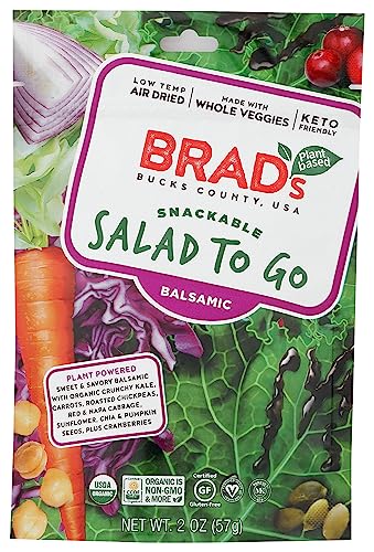 Brad's Raw Organic Balsamic Salad To Go, 2 Oz #TOP24