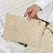 WEISUYUUS Friendly Handwoven Straw Wristlet Bag Ergonomic Design Fashion Coin Purse Handbag for Daily Use and Casual Use