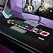 Gaming Mouse Pad - Extended Keyboard Mouse Pad Mat, Large PC Laptop Game Mouse Mat Huge Desk Pad with Stitched Edges, Anti-Slip Rubber Base Mousepad, 35.5