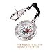 Happyyami Vintage Pocket Compass with Lanyard for Hiking, Camping, Navigation, and Outdoor Adventures, Clip-On Compass Keychain