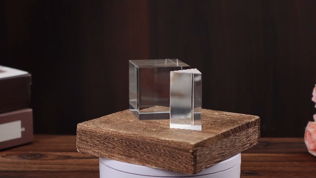 Image of Kingdder 5 Pack K9 Optical Crystal Prism Photography Set Include 50mm Rainbow Crystal Ball Cube Triangular Optical Pyramid and Ball Prism with Box for Photos Teaching Accessory
