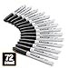 WOSWEL Dry Erase Markers Bulk, 72 Pack Black Fine Tip Whiteboard Markers