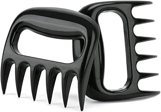 Desfiadores Garras de Urso para Churrasco – Garfos 2 pcs – Afiados e Resistentes Garfos para Churrasco Assados acompanha 3 clips de fechr alimento - YASDA