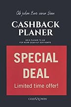 Cashback Planer „black“ (deutsche Ausgabe): Coupons, Rabatte und Cashback organisieren leicht gemacht