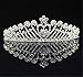Produktbild Braut Tiara, Krone Hochzeit Mit Haarkamm Kristall Strass Herzförmige Prinzessin Headwear Frauen Zubehör Prom