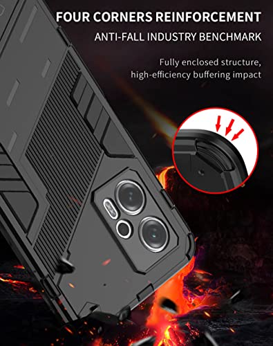 MAOGE Cover per Xiaomi Poco X4 GT 5G, [Militare