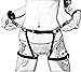 MFMYEE SM Geschirre Bondage Handschellen,Sex Bondage Fetisch Leder Handschellen Geschirr Homosexuell,Leder Strumpfhose Bondage BDSM Kit Sex Spielzeug Toys (verstellbar)