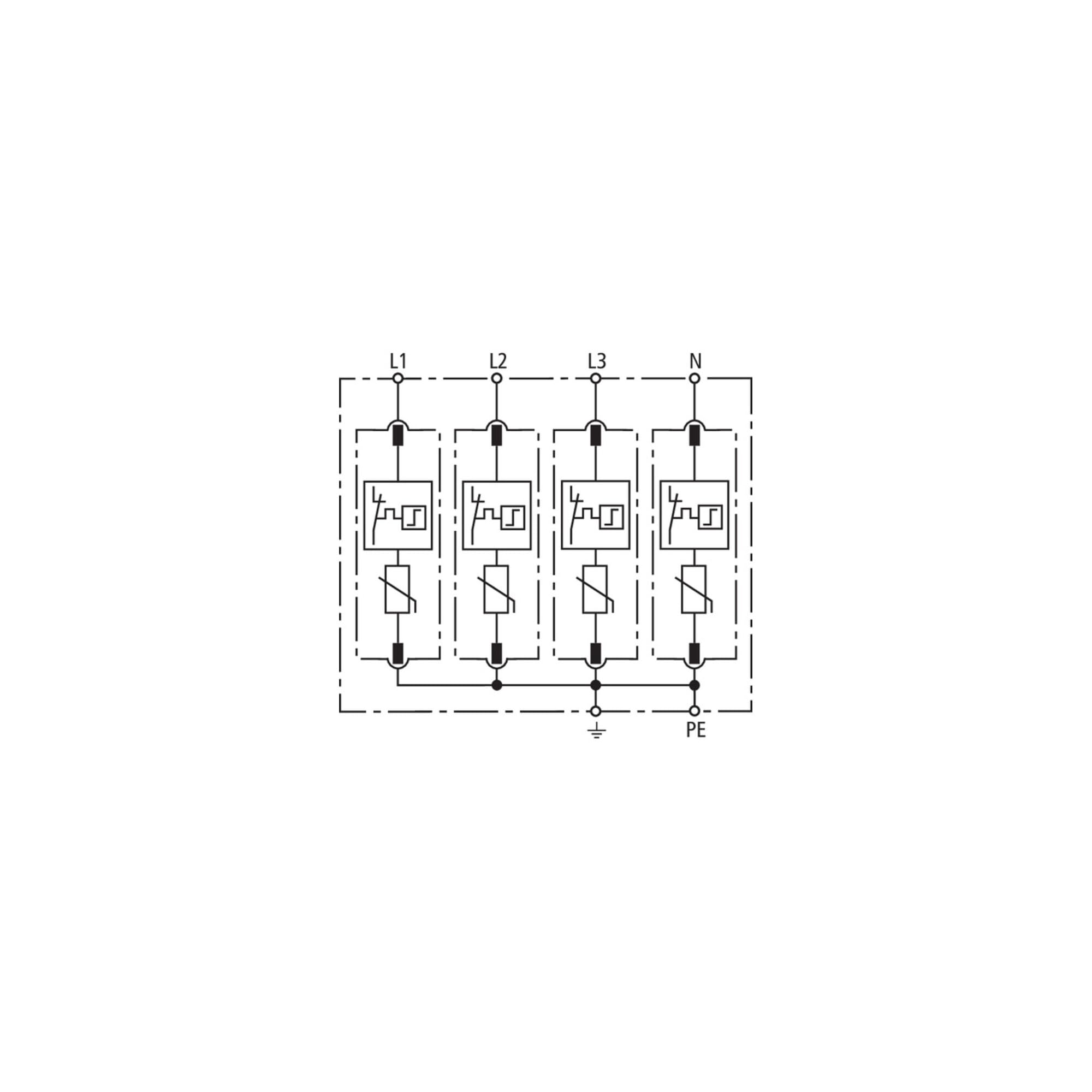 DEHN 952400 Stromversorgung Typ2 Überspannungsableiter für Energietechnik, 1 Packung