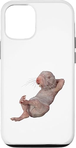 Funda para iPhone 1212 Pro Live Weird Funny Naked Mole Rat Strange Animal Case