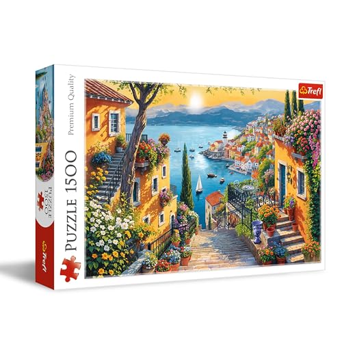 Trefl Seaside View 1500 Piece Jigsaw Puzzle Red 33