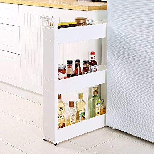AJ 3 Ripiani Cucina Scaffale, Carrellino