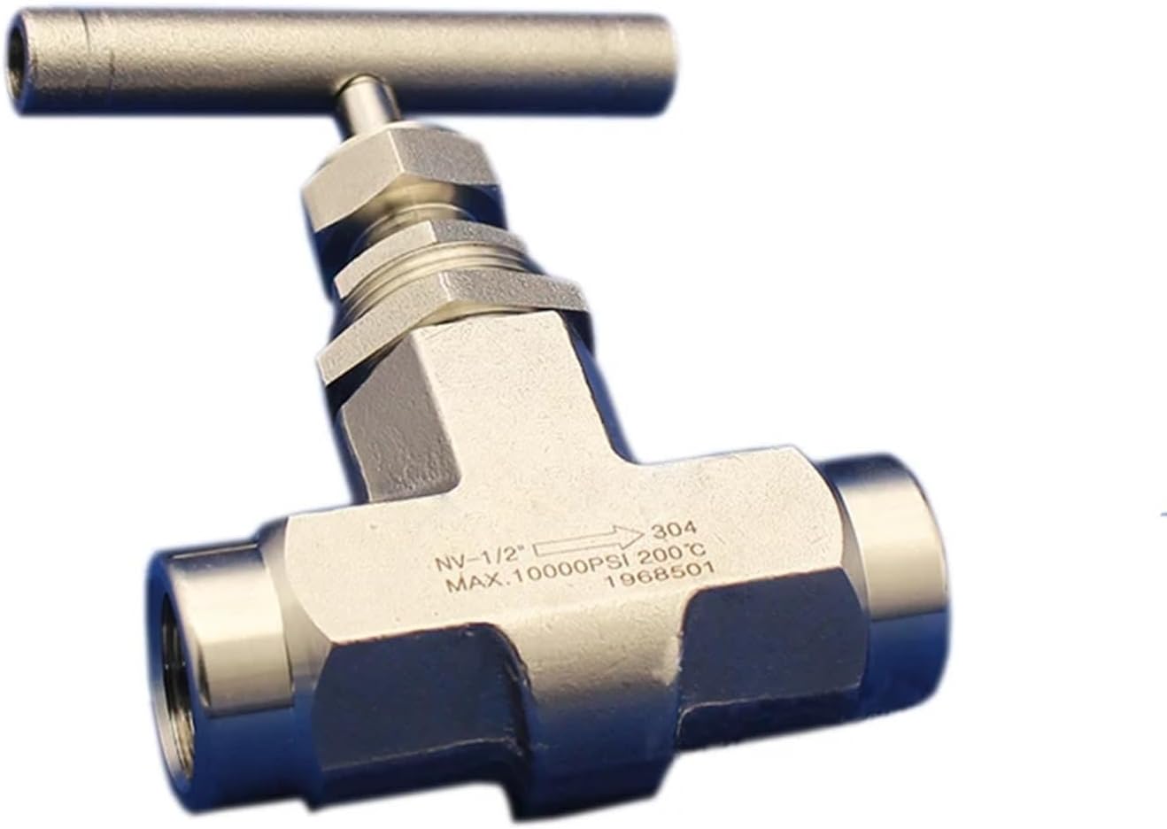 1/4" 3/8" 1/2" BSP Female High Pressure 10000psi Stainless Steel 316 Shut Off Needle Globe Valve J13-320P Crane Flow Control(1/2",BSP)