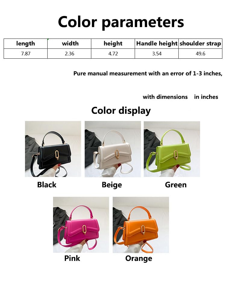 SHUIANGRAN Stylish and Simple Crossbody Bag Small Square bag Purses for Women Satchel Shoulder bag Bag Purse2