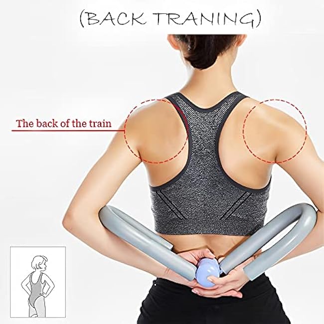 Exercise Equipment, Fitness Equipment, Exercise Equipment for Home Workouts, Thigh Master, Arm Exercise Equipment, Leg and Arm Muscle Trainer for Men and Women Grey One Size