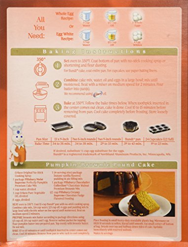 Pillsbury Moist Supreme Perfectly Pumpkin Cake Mix, 15.25 Oz. (3 Pack) #TOP1