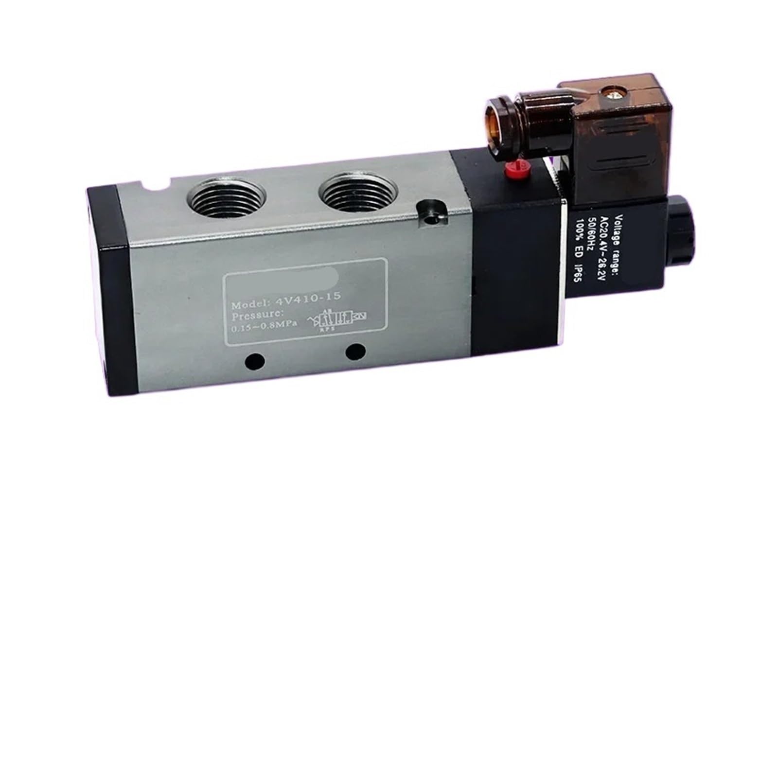 Valve magnétique 4v210-08 haute durabilité pour contrôle d'air pneumatique 24V