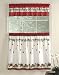 Lorraine Home Fashions Gift Box Tier and Valance Set, 36-Inch, Multicolored