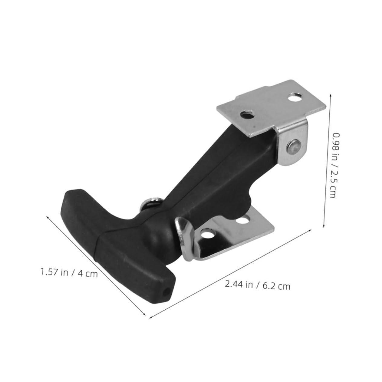 Alipis Vehicle Hatch Latches 3pcs Replacement Latches Rubber Handles for Car Hood Toolbox and Marine Use