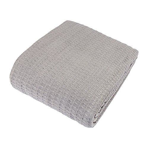 Cozy Bed CottSB90Gray Blanket, Full/Queen, Gray