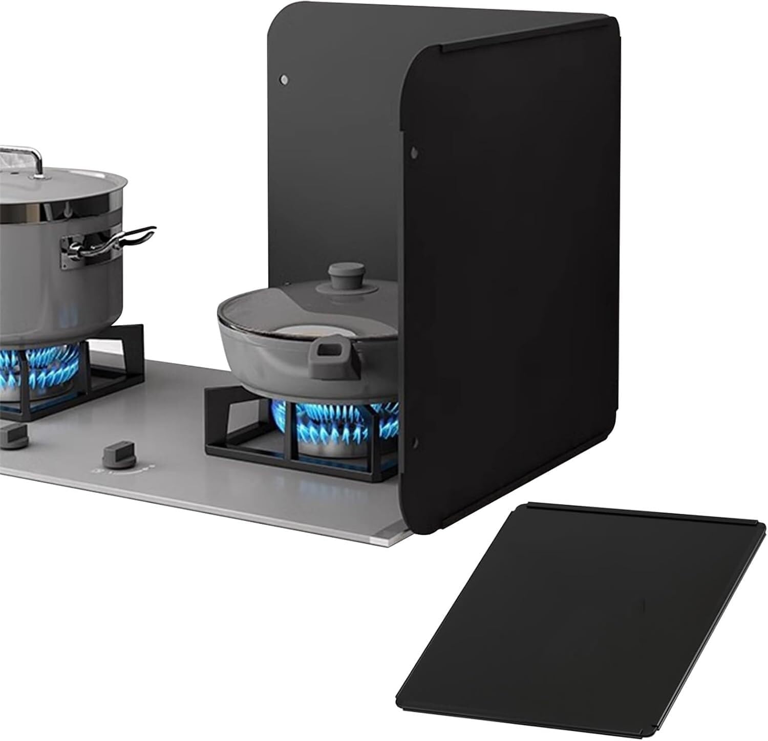 Oil Proof Splatter Guard - Foldable Grease Splatter Screen for Stove Top and Frying Pan - Essential Kitchen Tool for Cooking and Frying