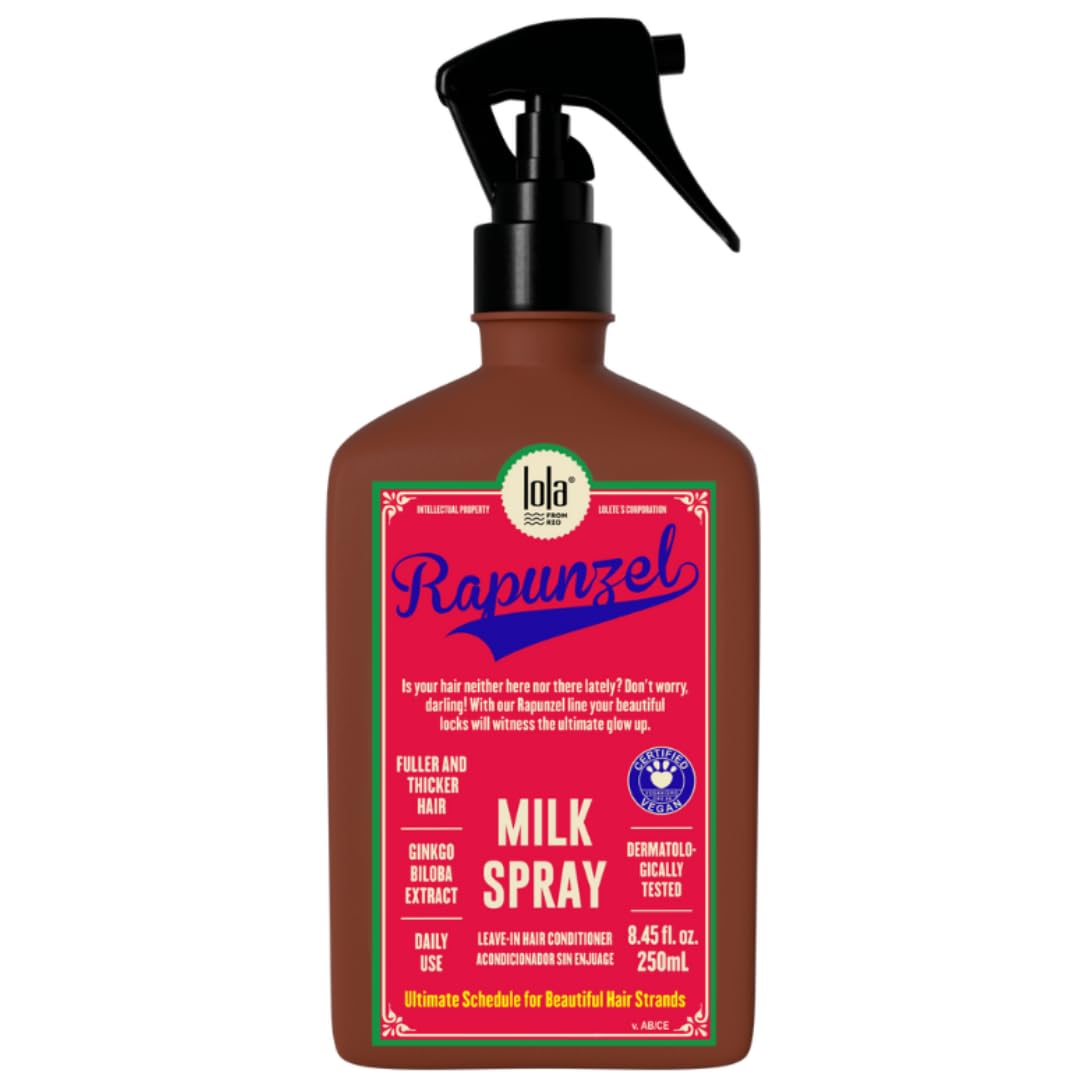 Rapunzel Milk Leave-in Spray 250ml , Lola Cosmetics em promoção! Veja a oferta e mais achadinhos de Natural, Vegano & Clean Beauty 2 Hoje é o melhor dia para comprar Rapunzel Milk Leave-in Spray 250ml , Lola Cosmetics com aquele preço maroto! Promoção! Aproveite a oferta! 2