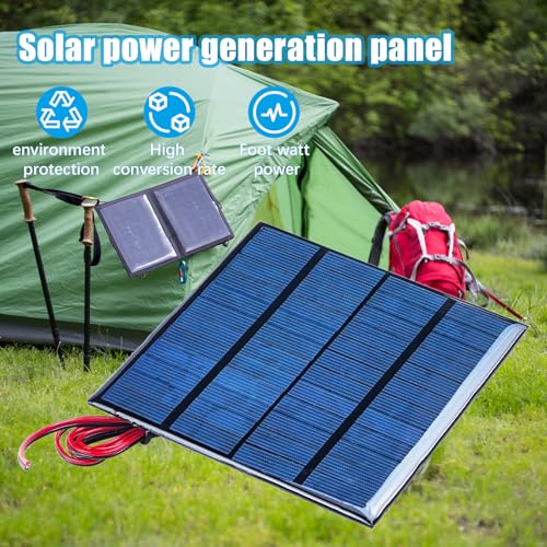 Mini Solar Panels, Solar Panel Cell Power Module, Photovoltaic Solar Cells Kit for DIY Solar Materials (2)