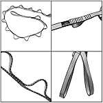 DASKING 23KN (5070 lbs) Heavy Duty Climbing Straps - 2 Pack Adjustable Daisy Chain Webbing for Aerial Yoga, Hammock, Fitness & Rigging - CE/EN566 Certified, Red/Grey - Image 5