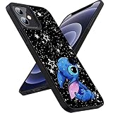 IStyleIShow Cute Starry Night Stitch Soft TPU Cover Case for iPhone 12 Mini Case 5.4 inch (2020) - B
