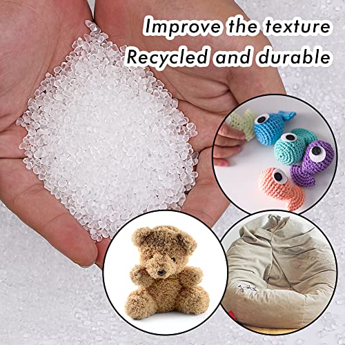 Image of Stuffing Beads, 3.5oz Weighted Pellets for Stuffed Animals, Craft Rubber Beads for Stuffing Animals, Heavy Filler for Crafts - 100g