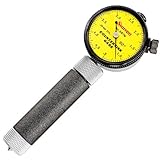 Starrett 687M-1Z Millimeter Reading Countersink Gauge With Yellow Dial, 82 Degree Angle, 0.5-4.3mm Range