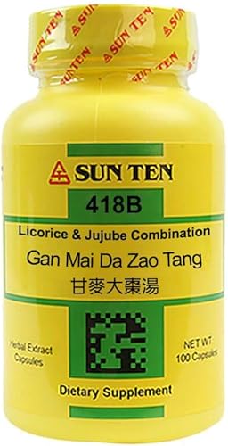 Sun Ten - Cápsulas combinadas de regaliz y azufaifoGan Mai Da Zao Tang - 1 paquete