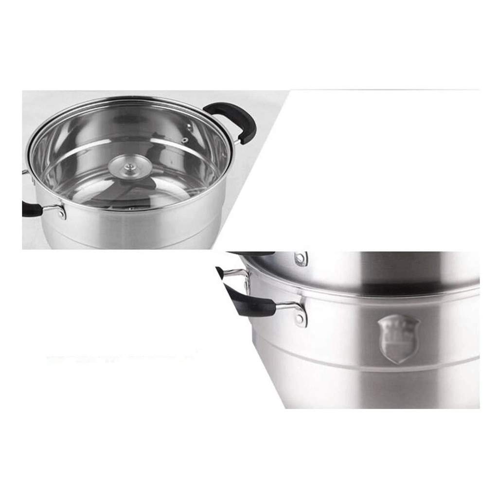 Vaporera de Acero Inoxidable, Calor Uniforme, máxima Potencia de Vapor, fácil de Limpiar, una Olla Multiusos