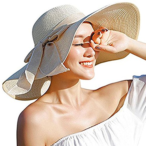 DRESHOW Donna Protezione Solare Cappello da Sole...