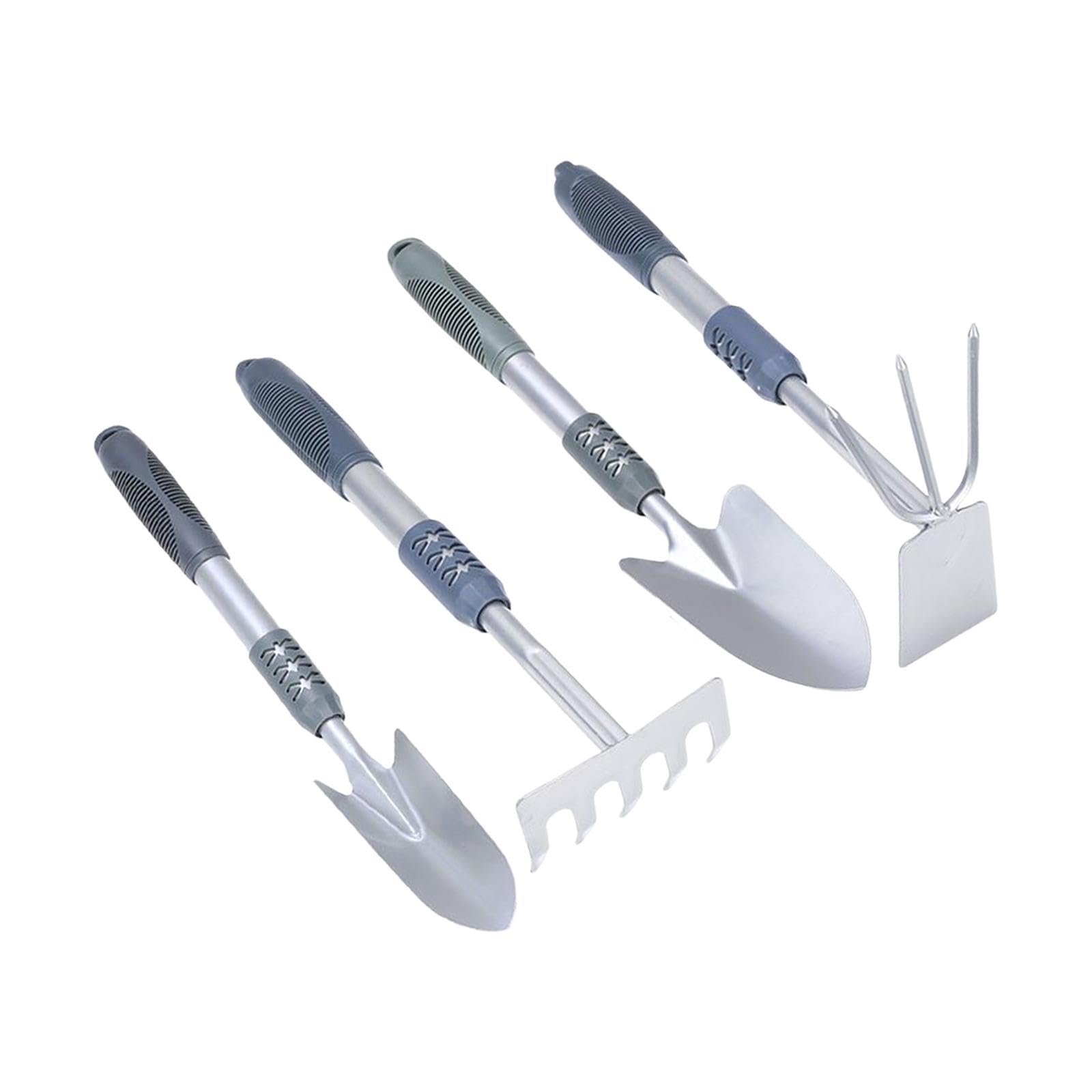 Attrezzi da giardinaggio Attrezzi da giardino Manico ergonomico Cazzuola da giardinaggio leggera Attrezzi manuali for piantare diserbo Scavare prato, 3 pezzi/784/1033 (Color : 4pcs)
