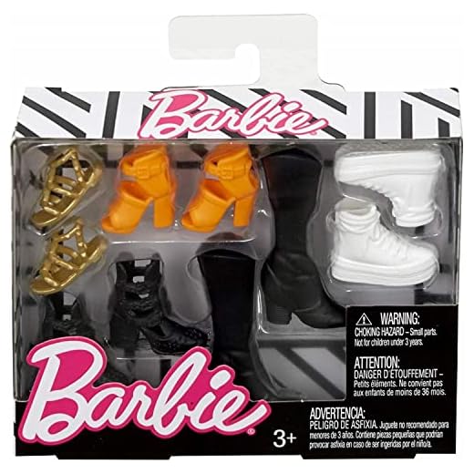 Mattel - Barbie - Accesorios de moda - FCR92 -Colección de zapatos Original & Petite Doll