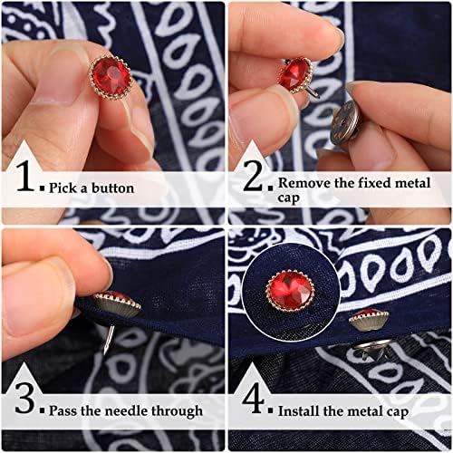 Women Shirt Safety Pins Brooch Buttons Exposure Pins Invisible Buttons Women Shirt Brooch Buttons Exposure of Buttons Exposure Buttons for Clothes, Shirt, Skirt Cardigan Decorate Buttons, 30 Pack