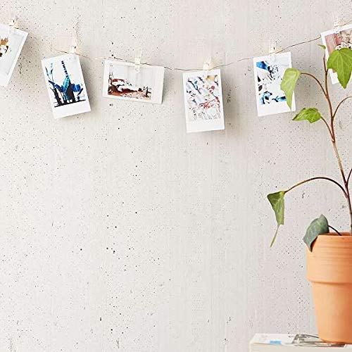 Varal Cordão Decorativo Com Led P/Fotos E Recados 1,80 M